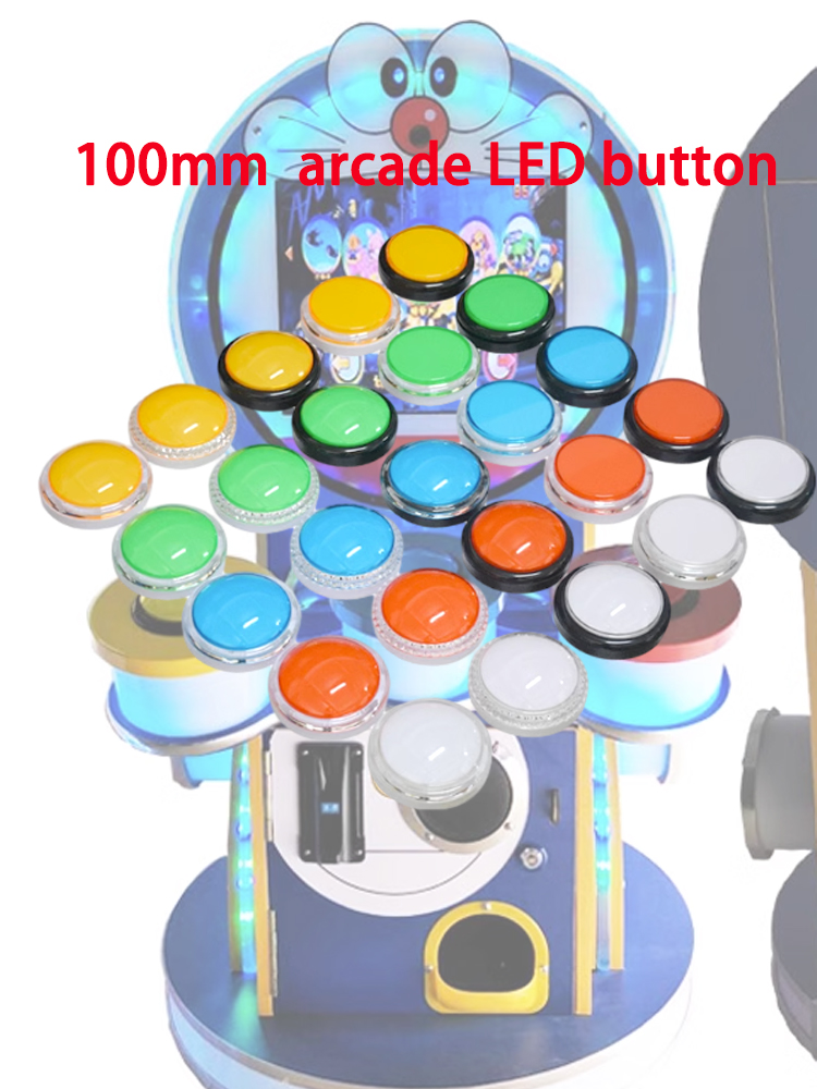 12V Arcade LED-Taste 100mm Fla – Arcade Vibes Bewertung und Preis