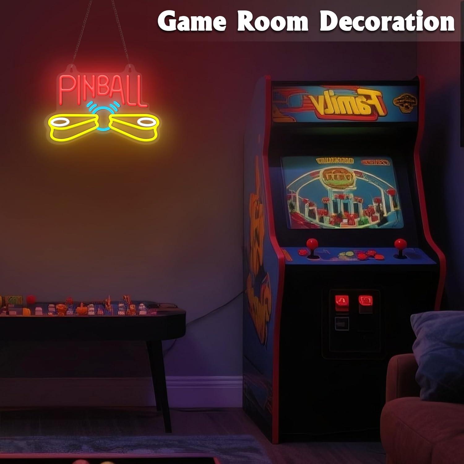 Pinball-Neonschild, Arcade-USB – Arcade Games & Vending Llc Photos Bewertung und Preis